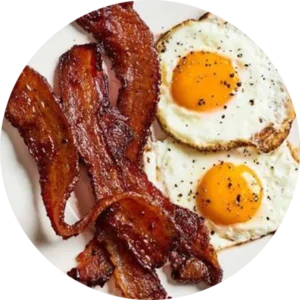 Slanina sa jajima 150g